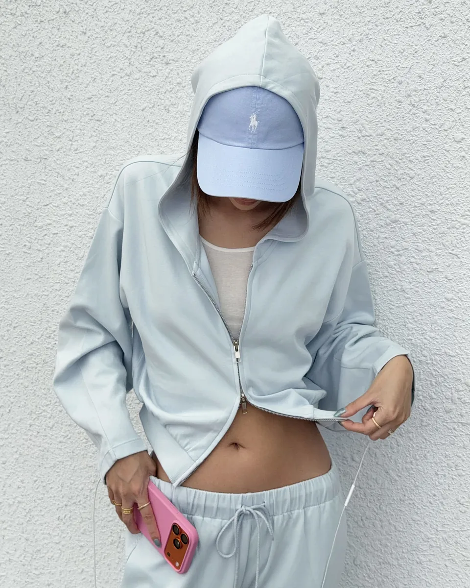 Doe：Molly Double Zipper Hoodie