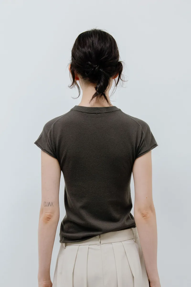 Studio Doe - French Sleeve Knit T-shirt