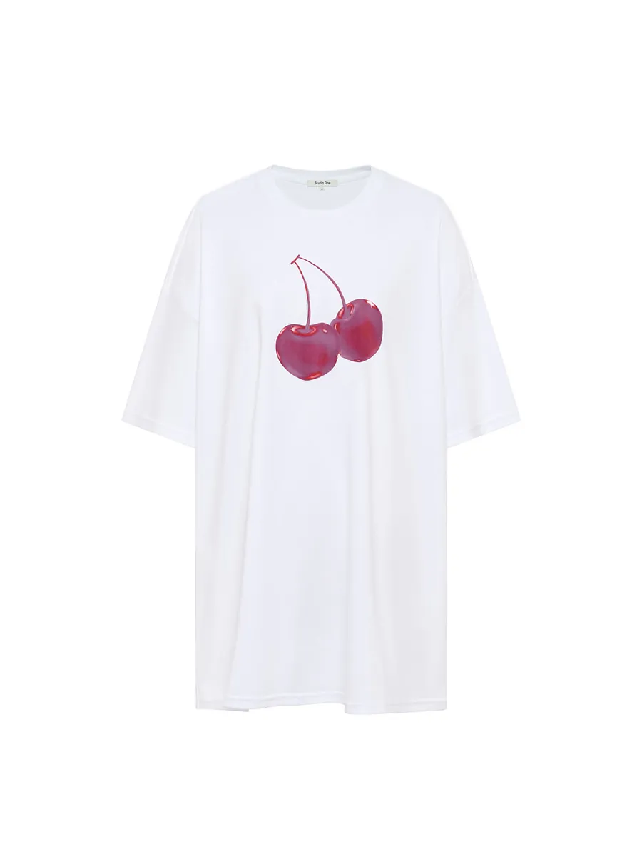 Studio Doe - Oversized Cherry Print T-Shirt