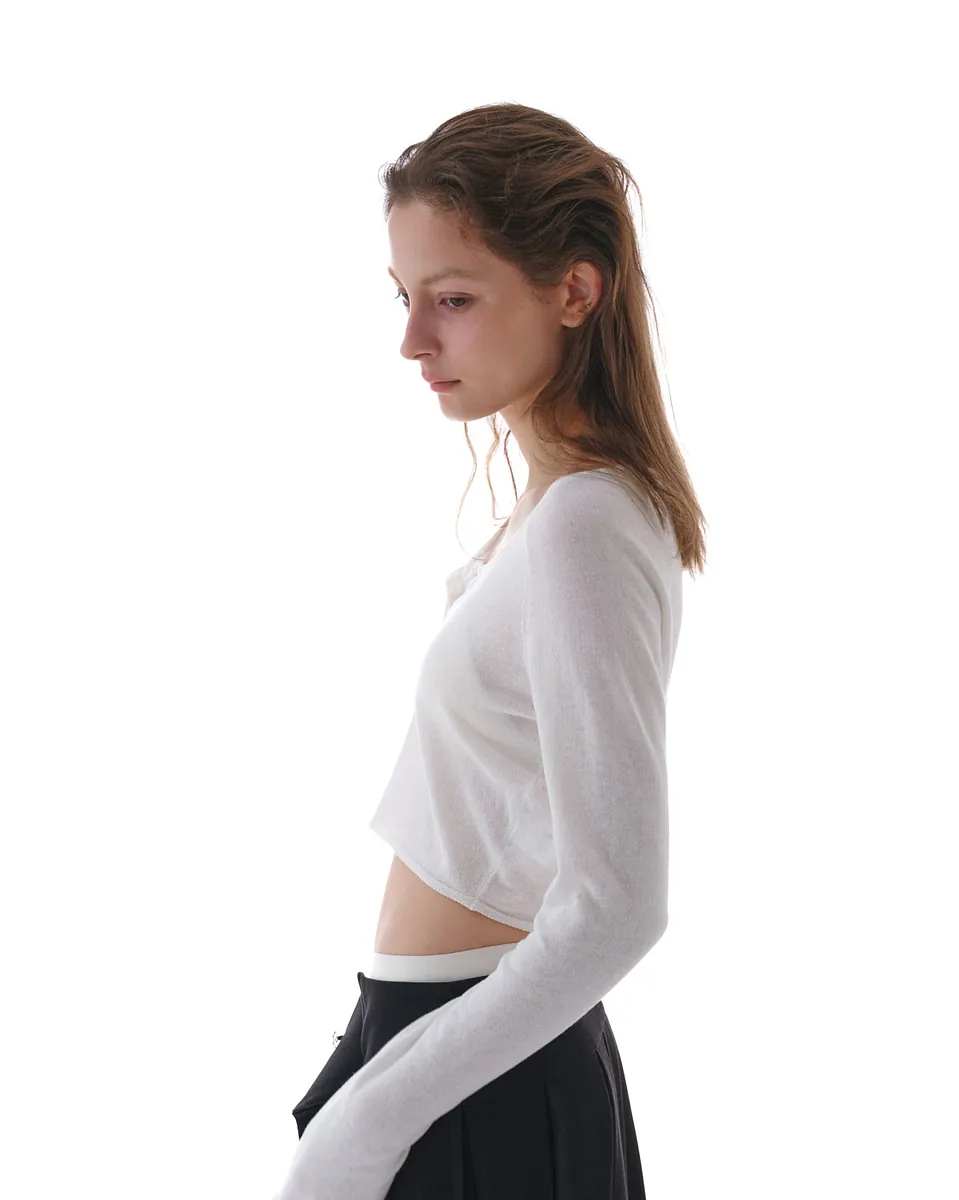 Studio Doe - Cool Gauze Button Front Knit Top