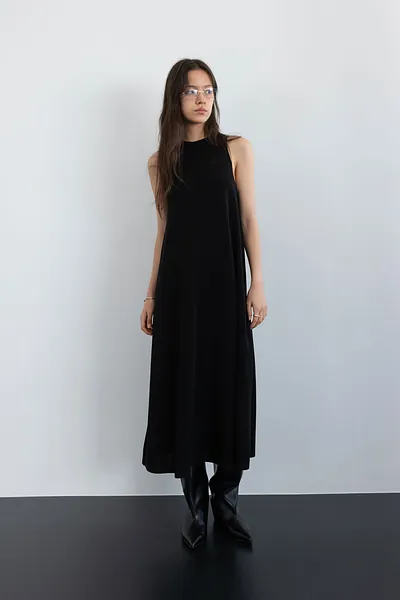 Studio Doe - Ribbed Piping Sleeveless Dress