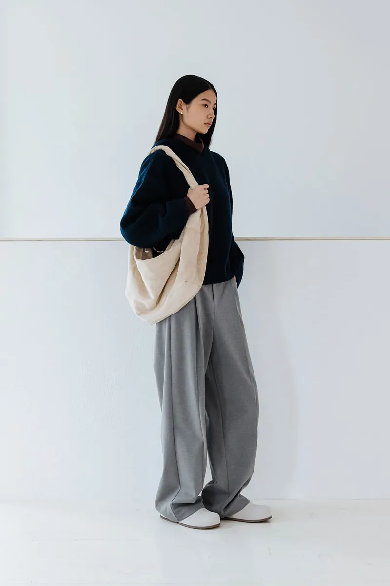 Studio Doe - Gender Free Wool-like Tuck Trousers