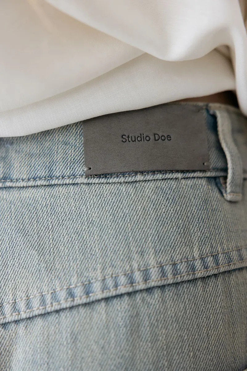 Studio Doe - Washed Low-Crotch Baggy Jeans