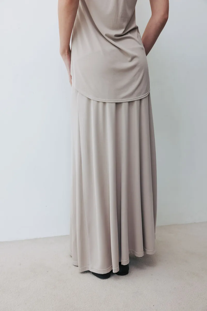Studio Doe - Wide Waistband Relaxed Flared Skirt
