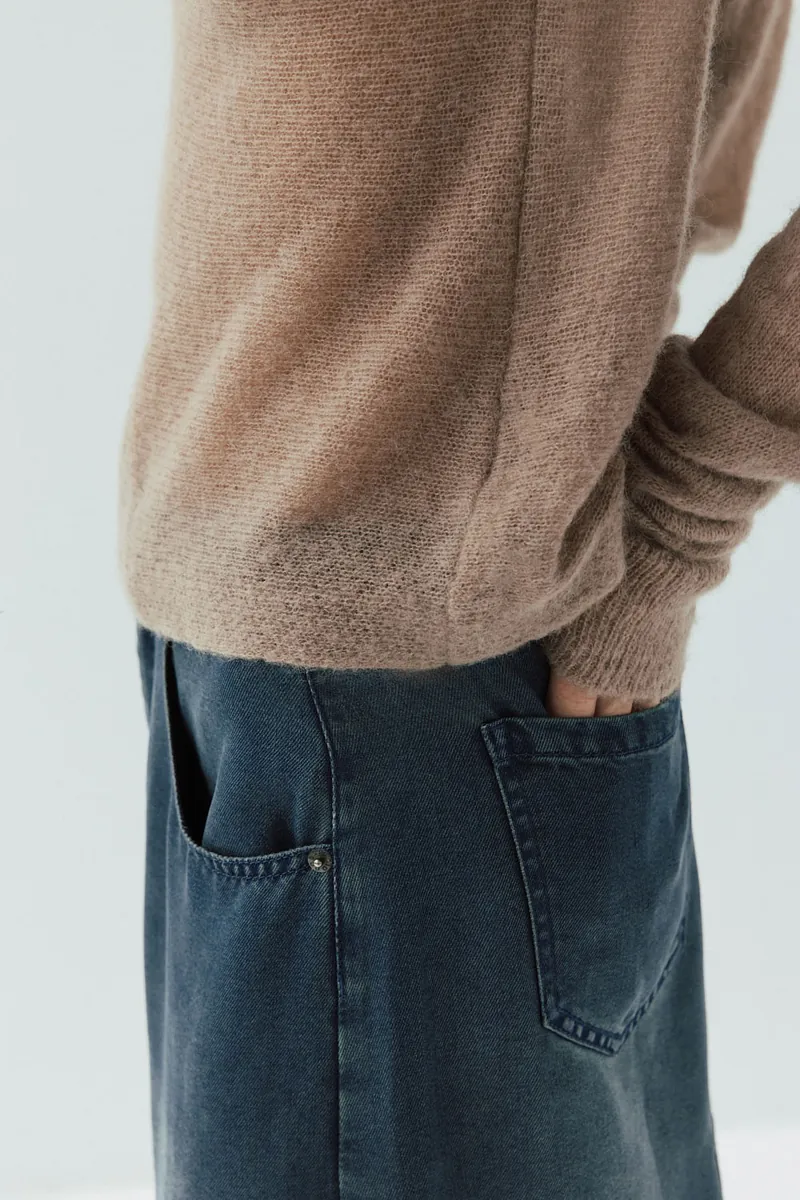 Studio Doe - Fine Wool Blend Wide Neck Sweater