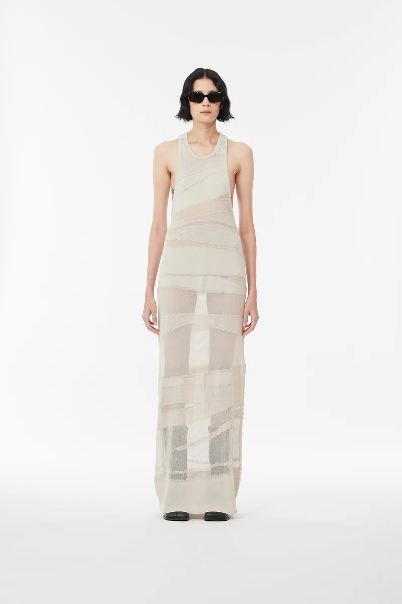 Knitted Sleeveless Maxi Dress
