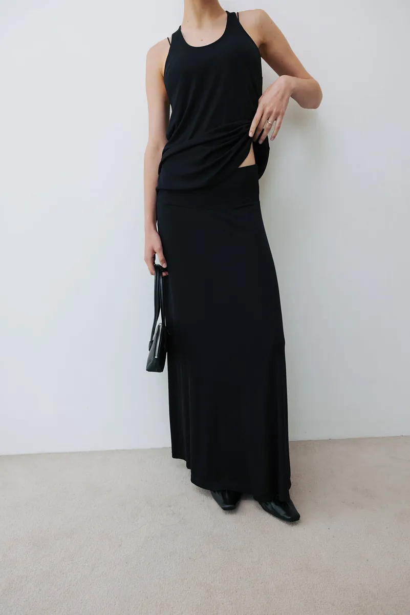 Studio Doe - Wide Waistband Relaxed Flared Skirt
