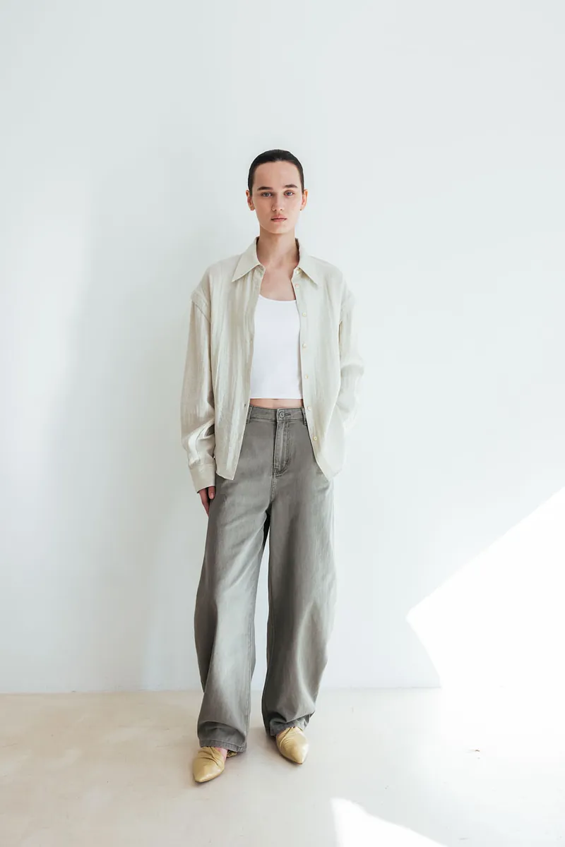 Studio Doe - Layered Panel Textured Shirt
