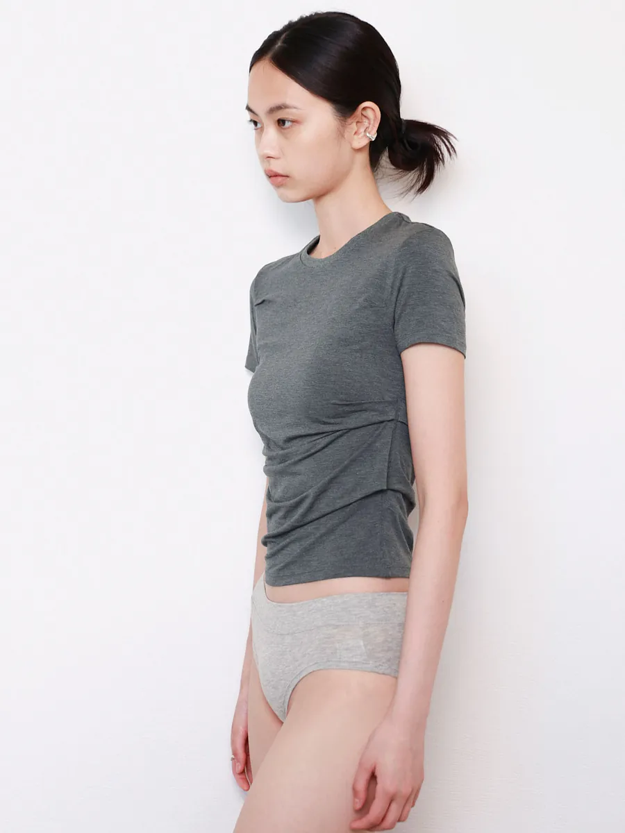 Studio Doe - Side Gathered Stretch Tee