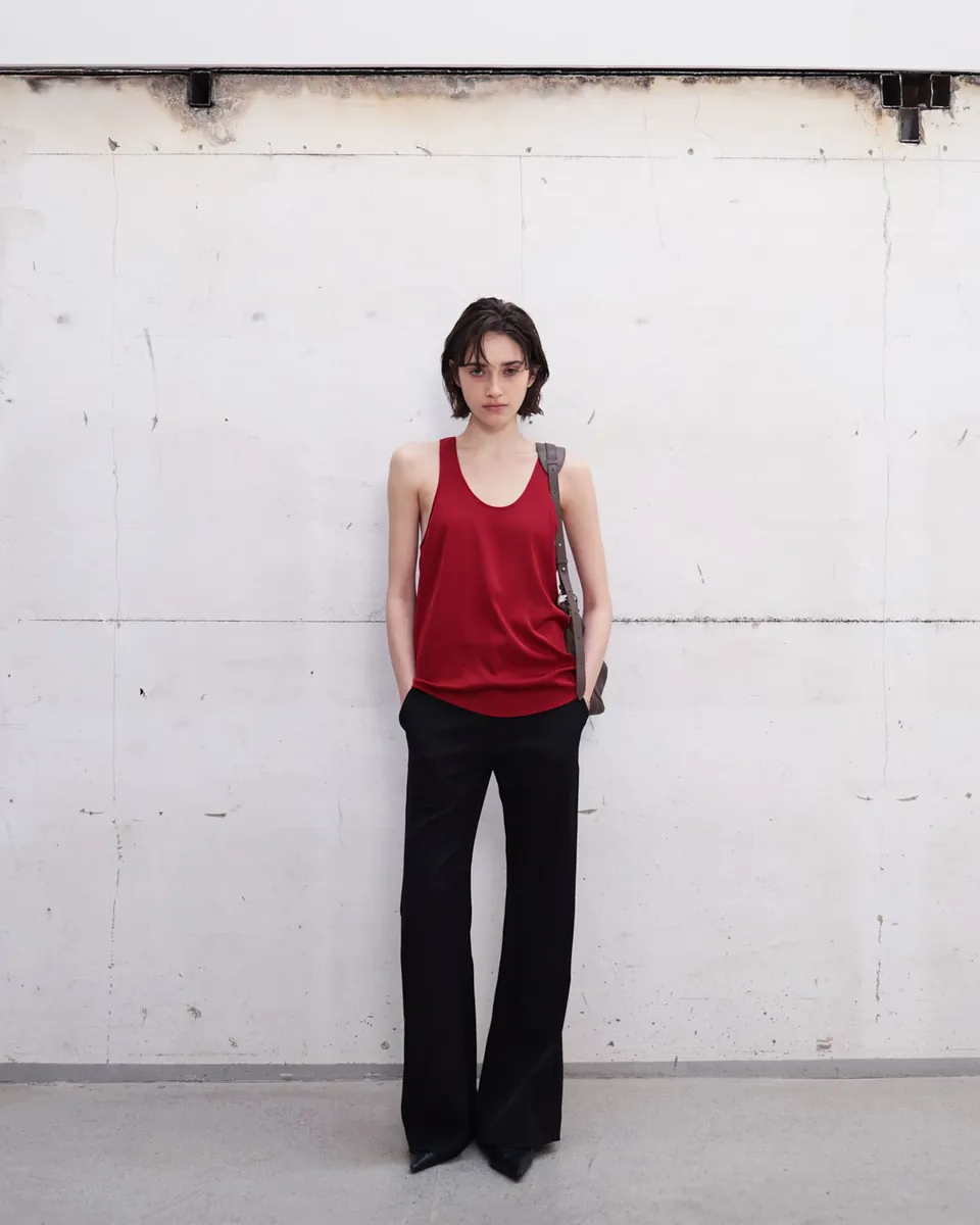 Studio Doe - Matte Satin U-Neck Tank Top