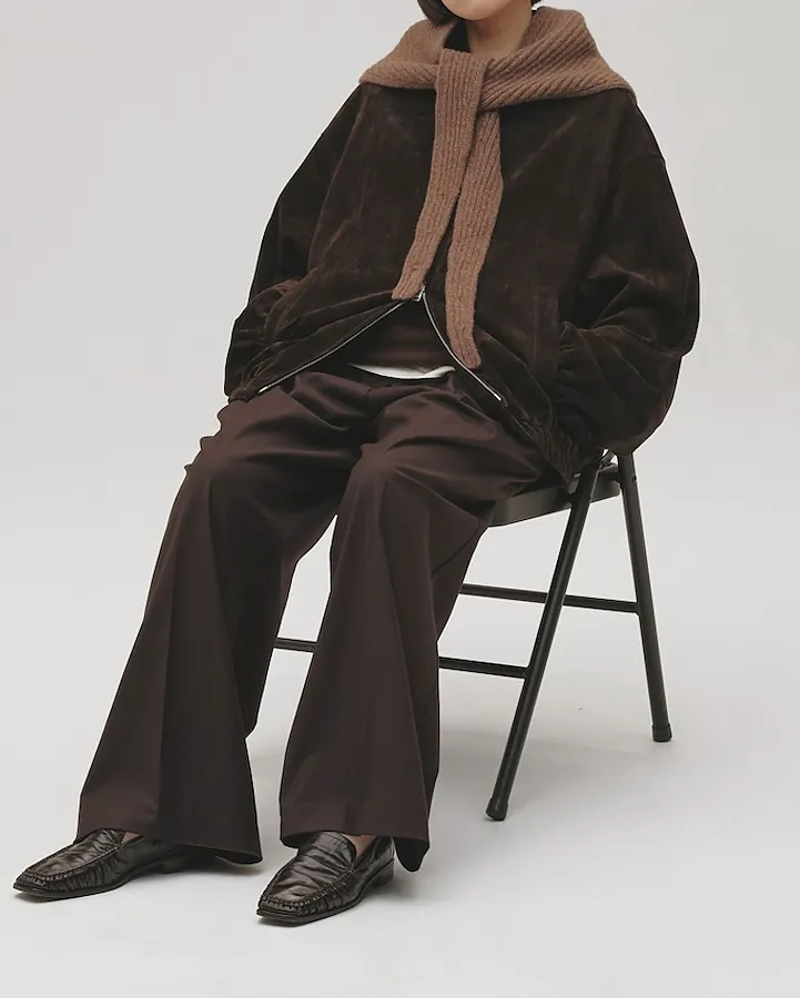 [PRE-ORDER] TODAYFUL - Suede Zip Blouson