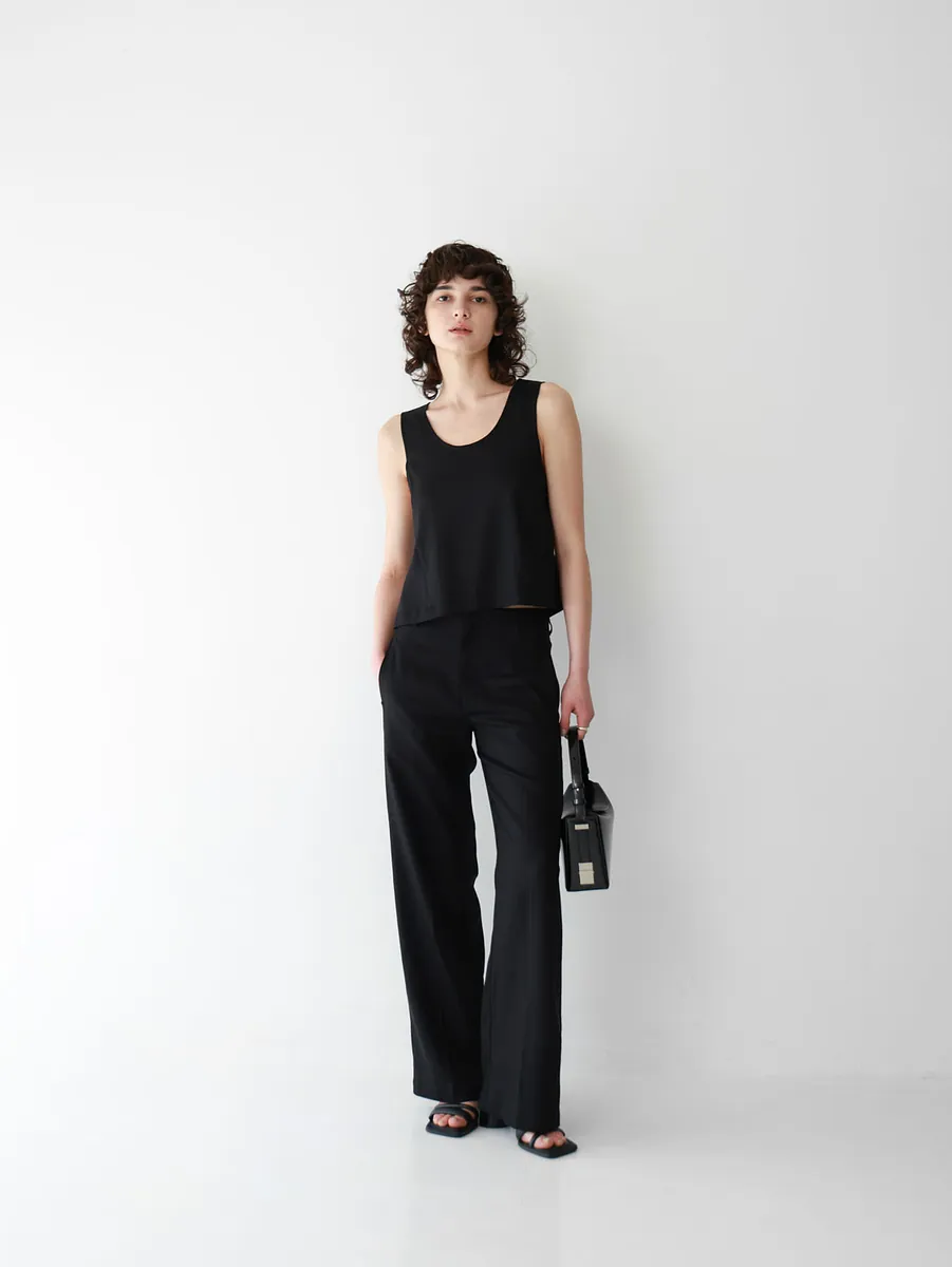 Studio Doe - Tencel Linen Low-Rise Wide Pants