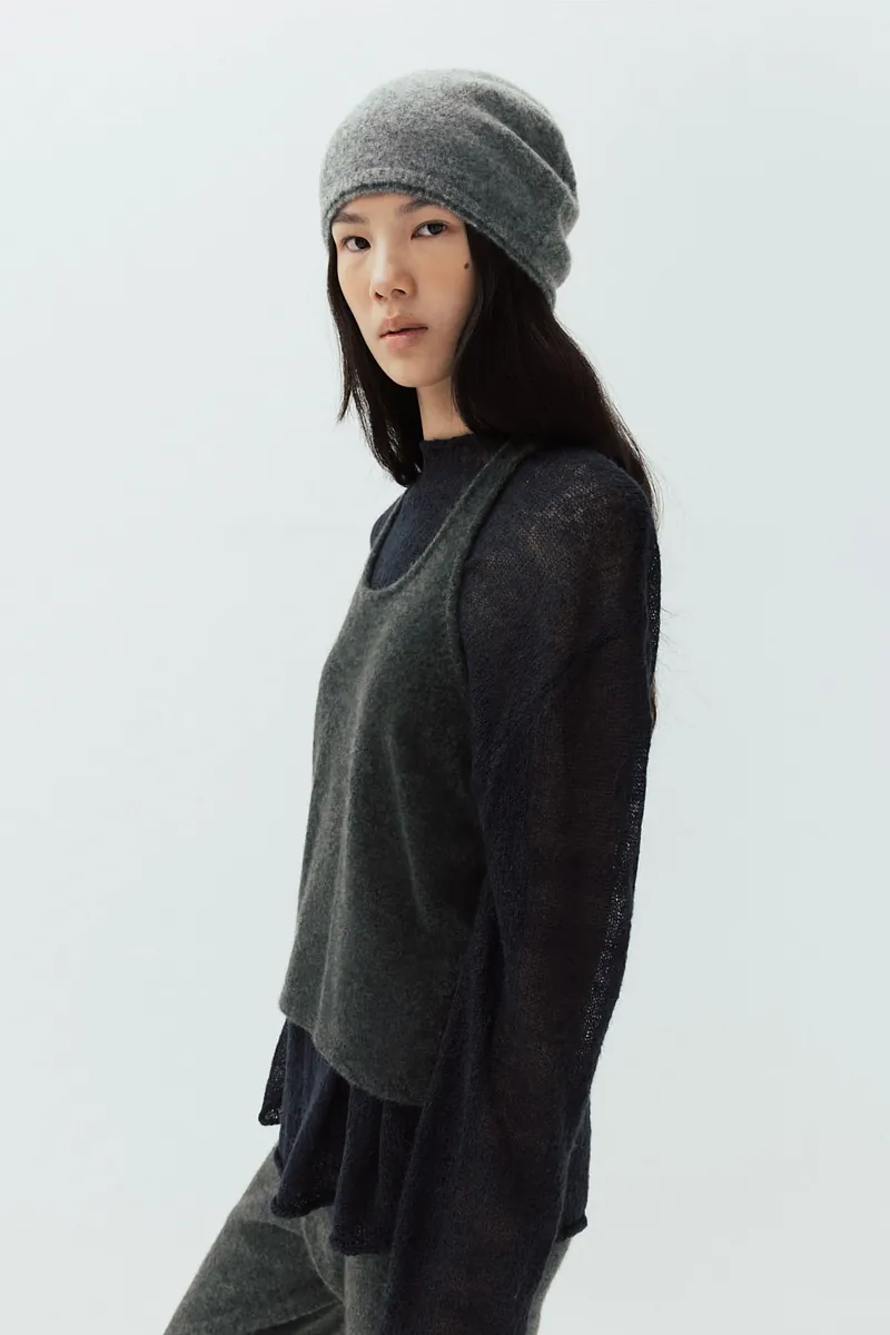 Studio Doe - Cashmere Double-Layer Slouchy Beanie