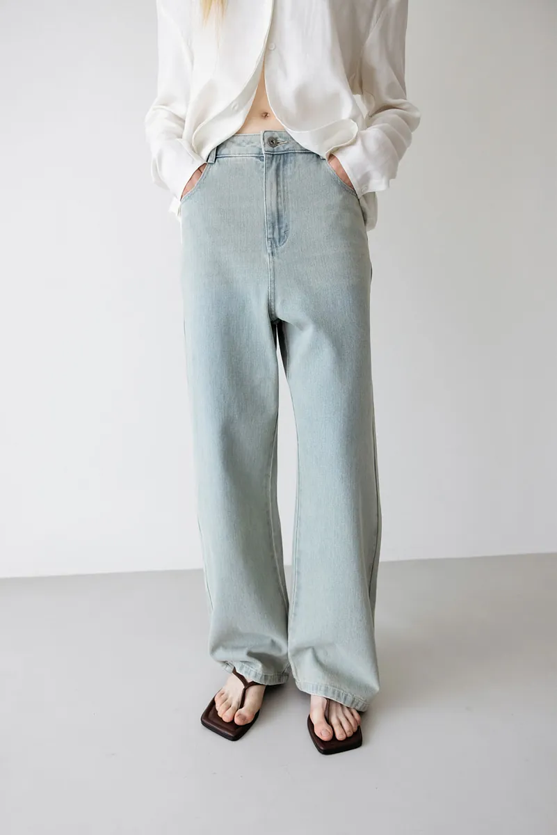 Studio Doe - Washed Low-Crotch Baggy Jeans