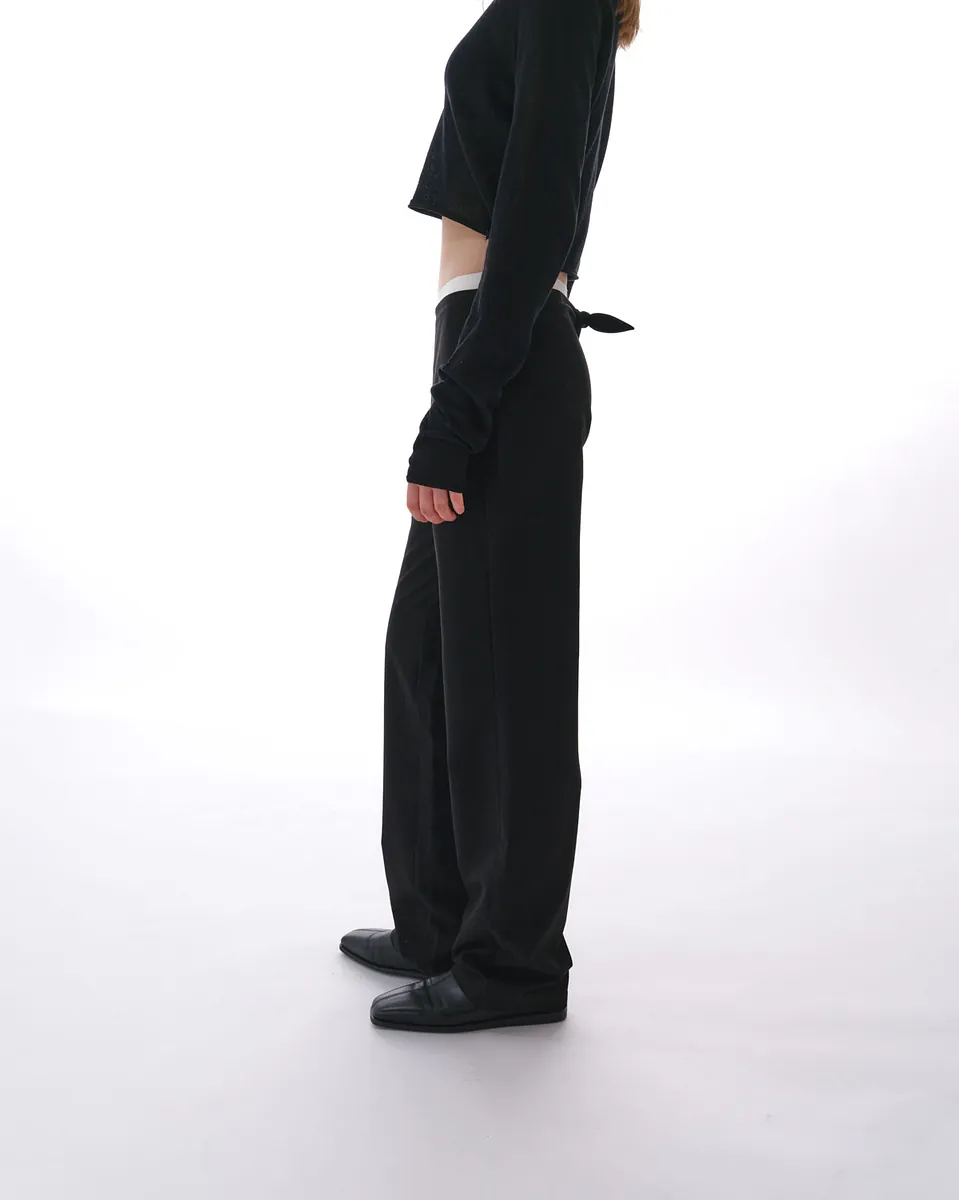 Studio Doe - Wrinkle-Resistant Back Ribbon Bunny Pants