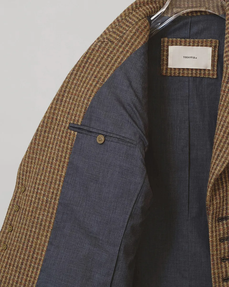 [PRE-ORDER] TODAYFUL - Wool100% Check Jacket