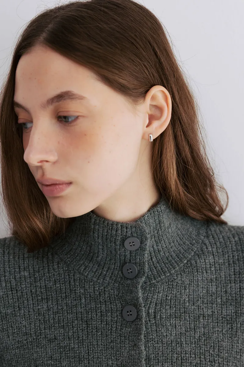 Studio Doe - Stand Collar Cardigan