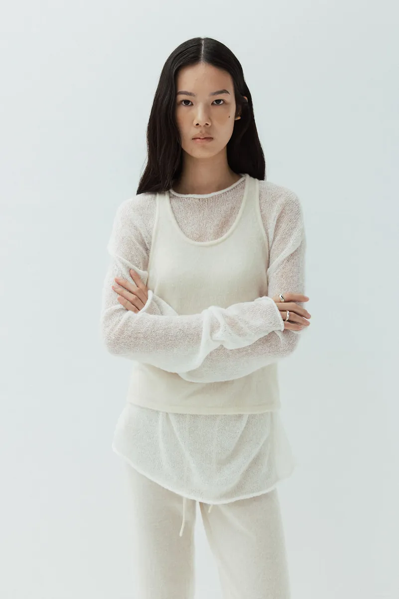 Studio Doe - Cashmere Light Knit Tank Top
