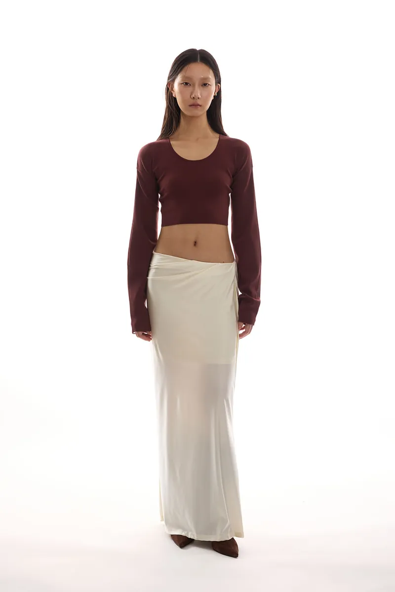 Studio Doe - Doe：Molly Reversible Curved Sleeve Knit Top