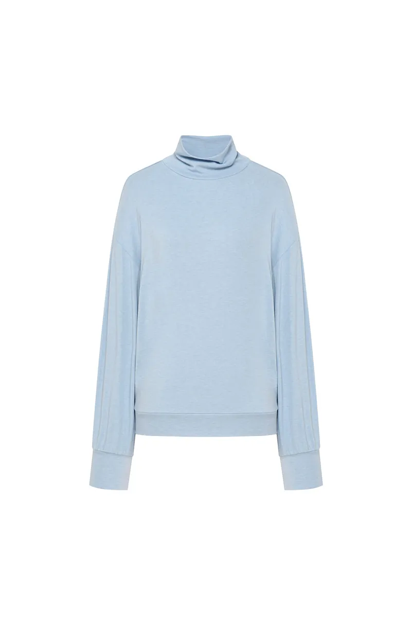 Studio Doe - Puff-sleeve Turtleneck Pullover