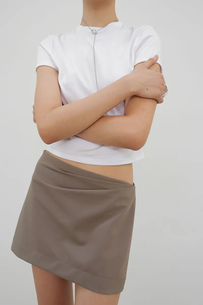 Studio Doe - Diagonal Gathered Boxy Skort