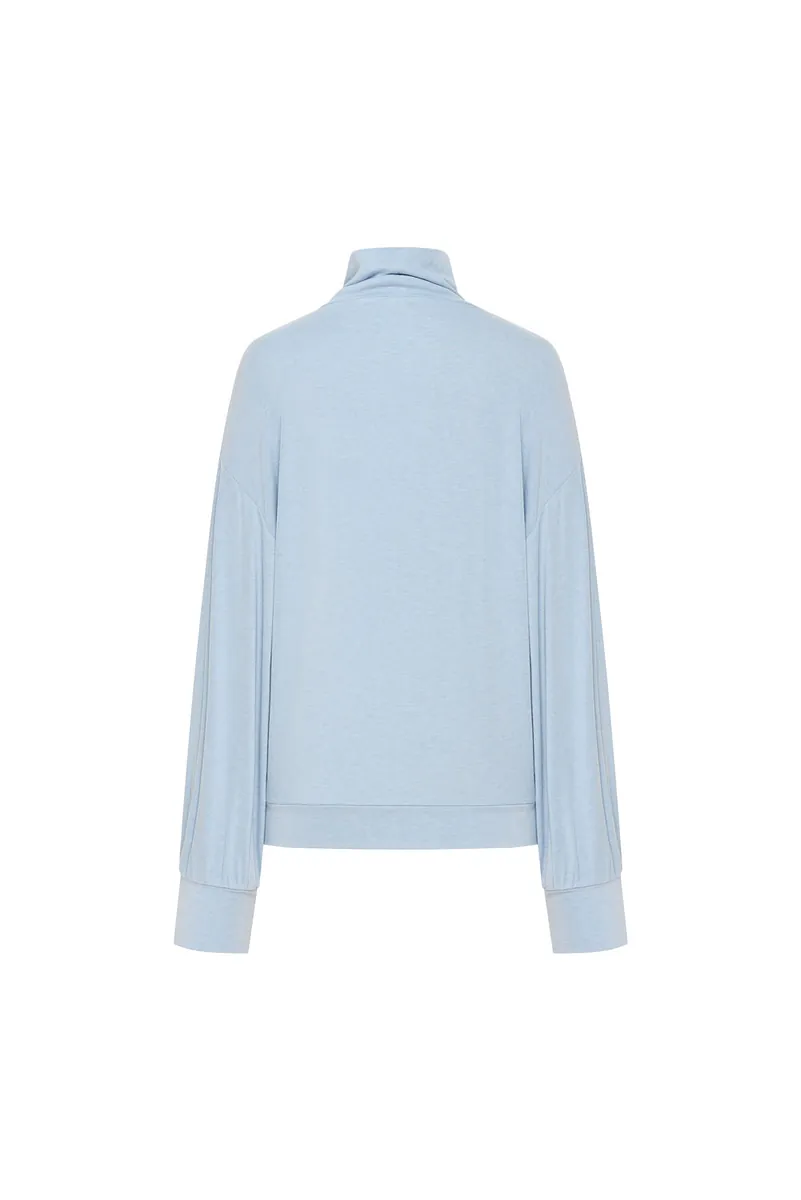 Studio Doe - Puff-sleeve Turtleneck Pullover