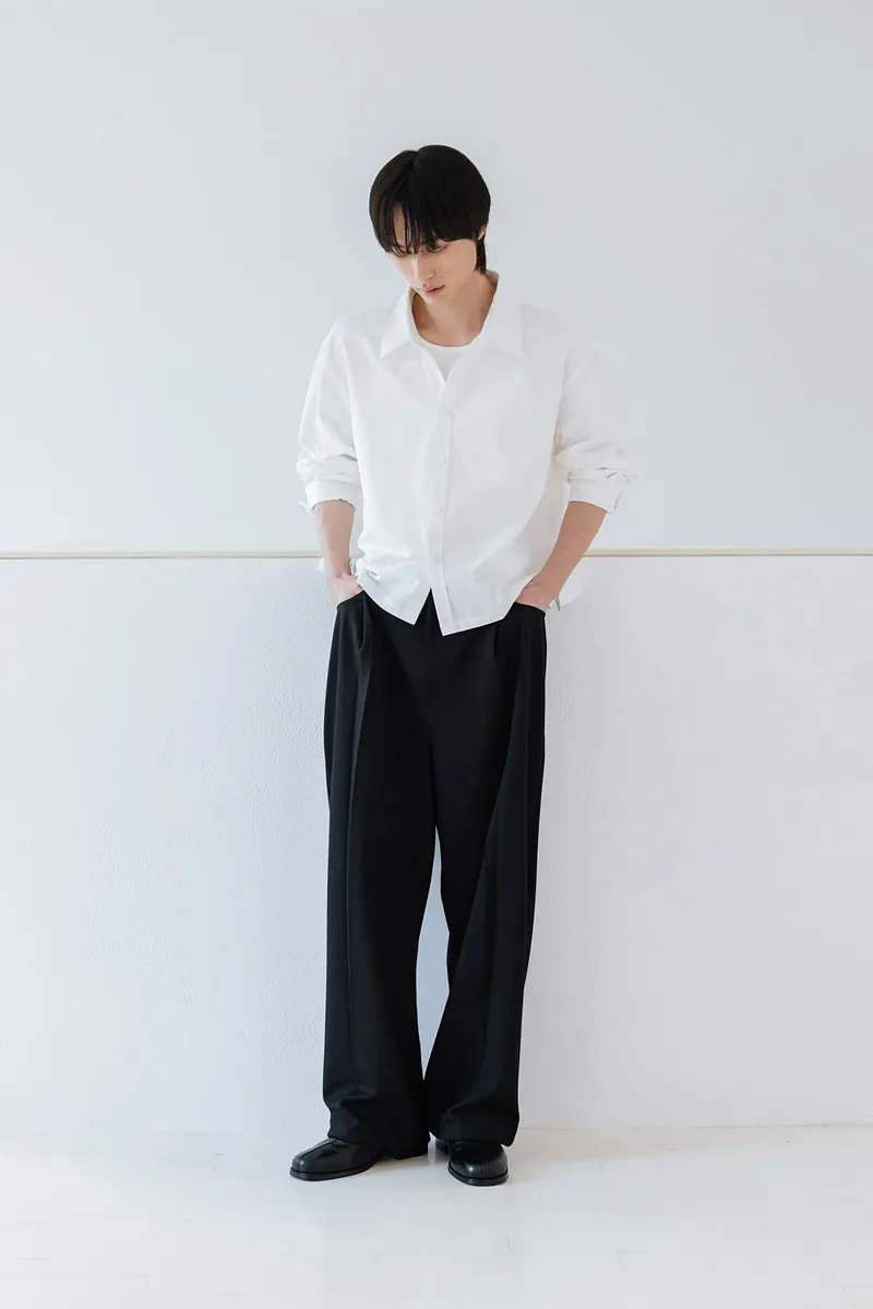 Studio Doe - Gender Free Wool-like Tuck Trousers