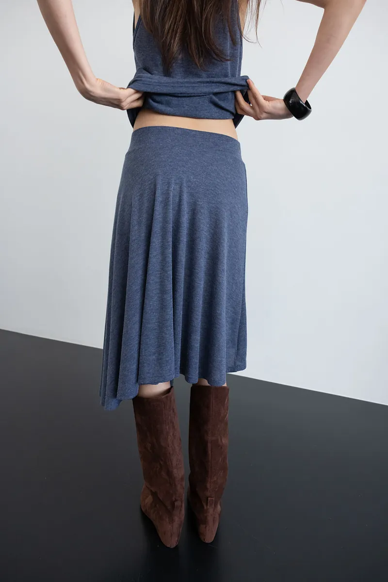 Studio Doe - Ultra Stretch Asymmetric Wave Skirt