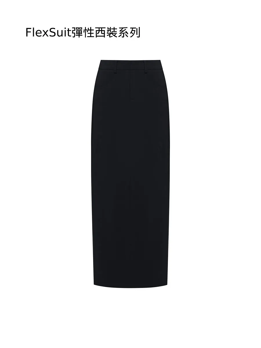 Studio Doe - Satin Cool-Feel Straight Skirt