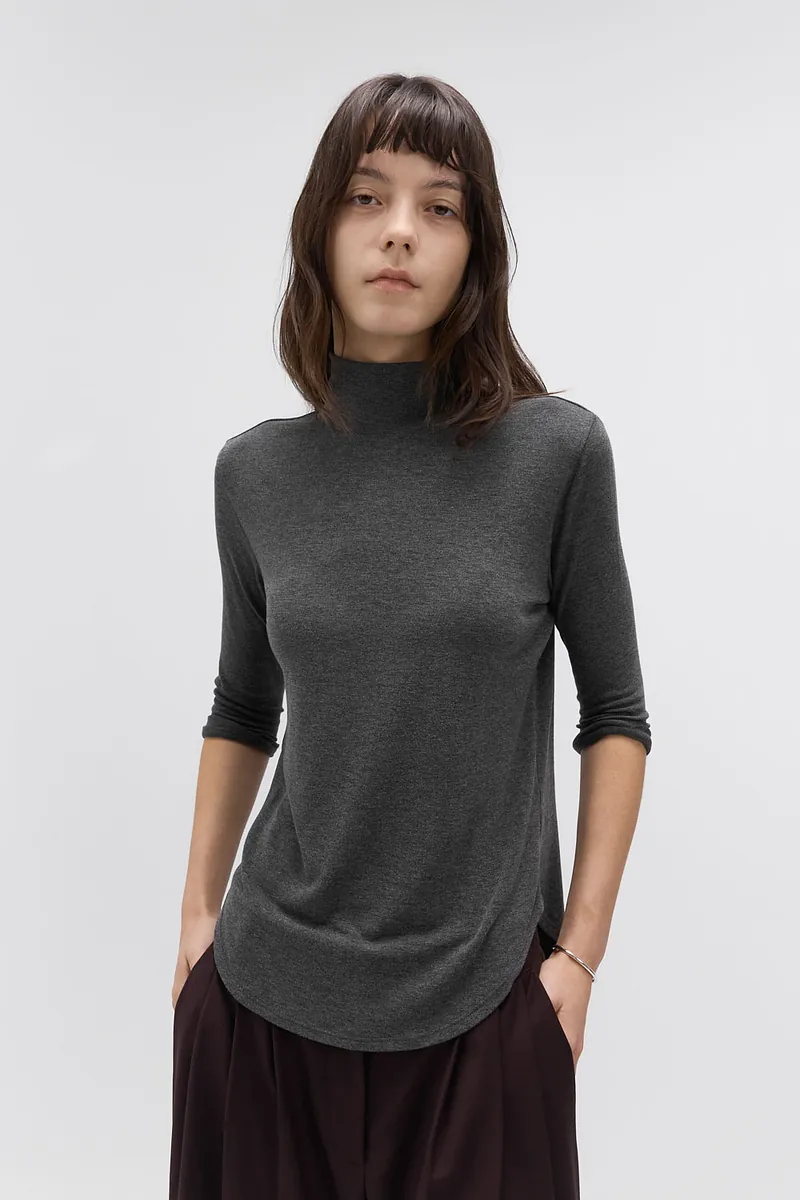 Studio Doe - Mousse Knit High-neck Cutsew