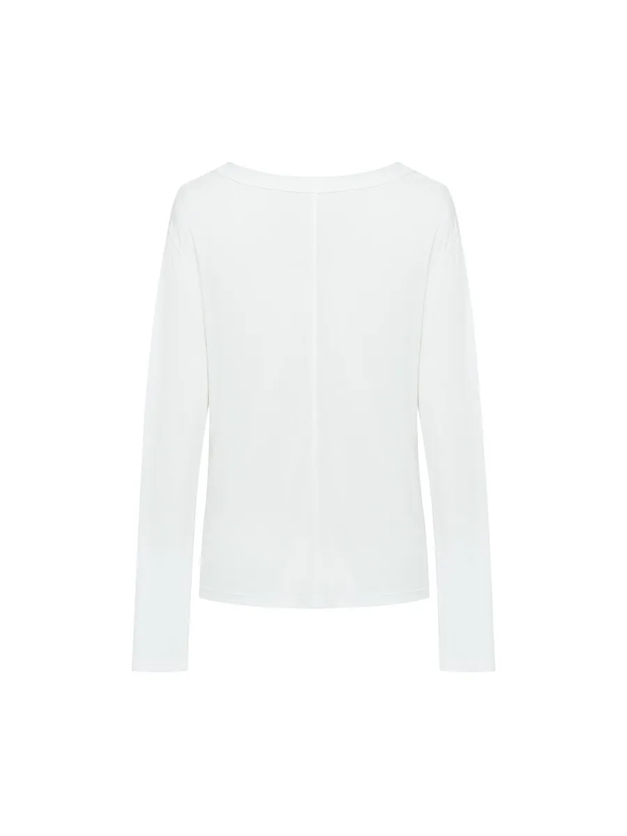 Studio Doe - Premium Tencel Wide Neck Knit Top
