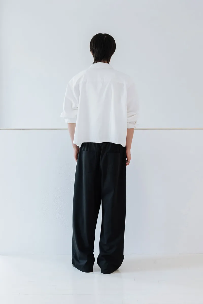 Studio Doe - Gender Free Wool-like Tuck Trousers