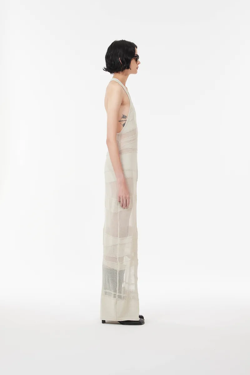 Knitted Sleeveless Maxi Dress