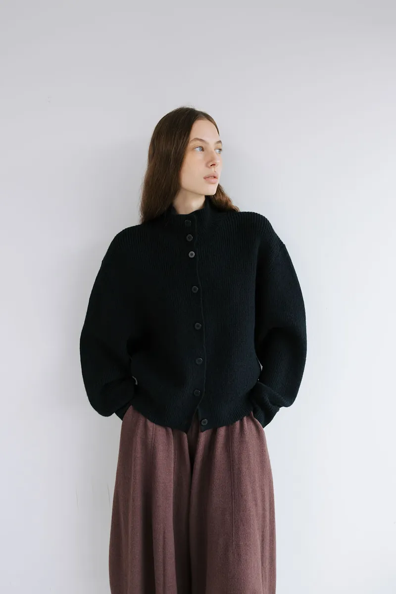 Studio Doe - Stand Collar Cardigan