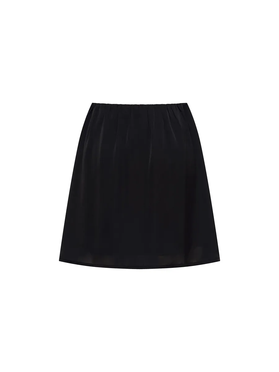 Studio Doe - Matte Satin Wave Mini Skirt