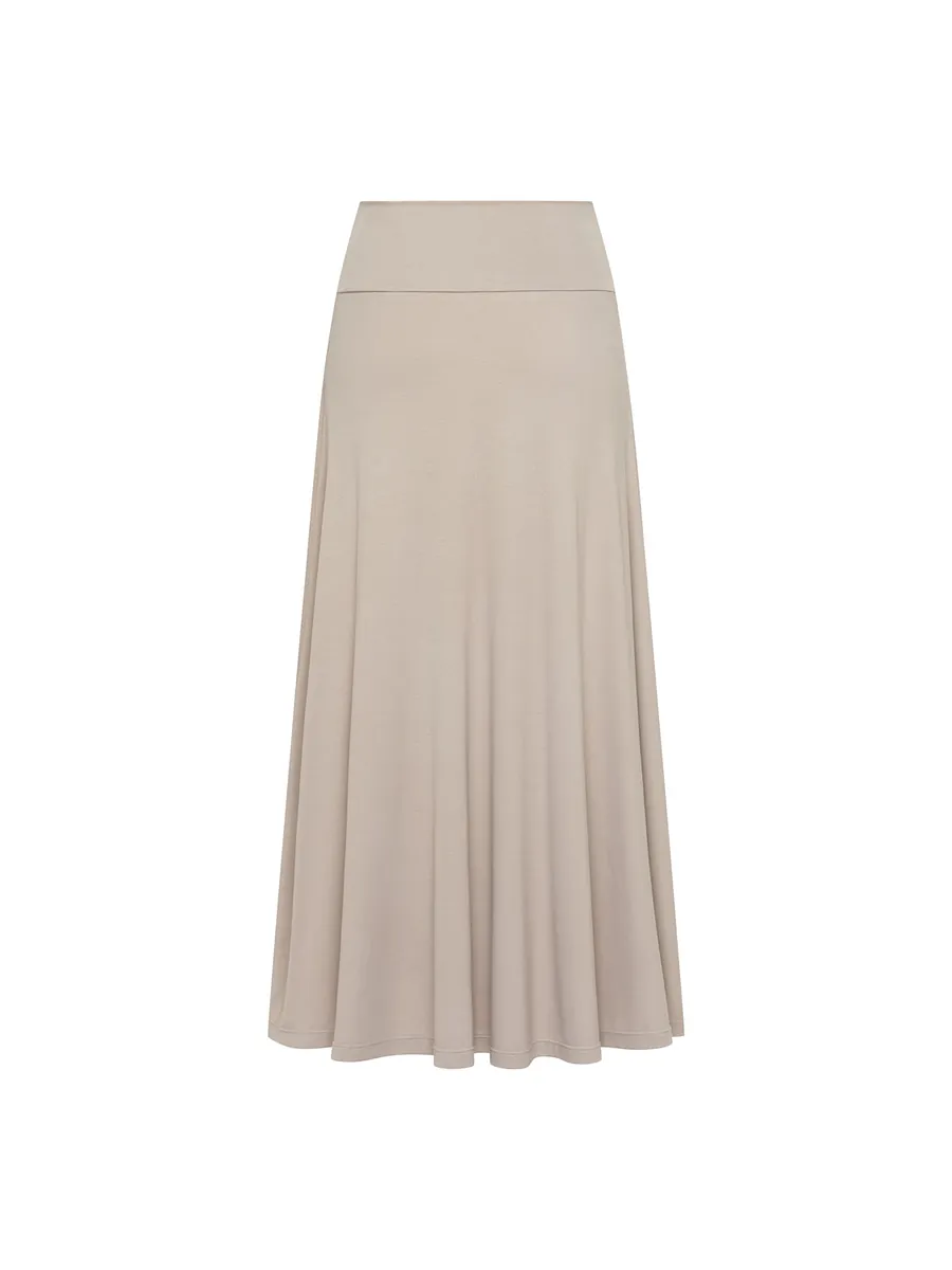 Studio Doe - Wide Waistband Relaxed Flared Skirt