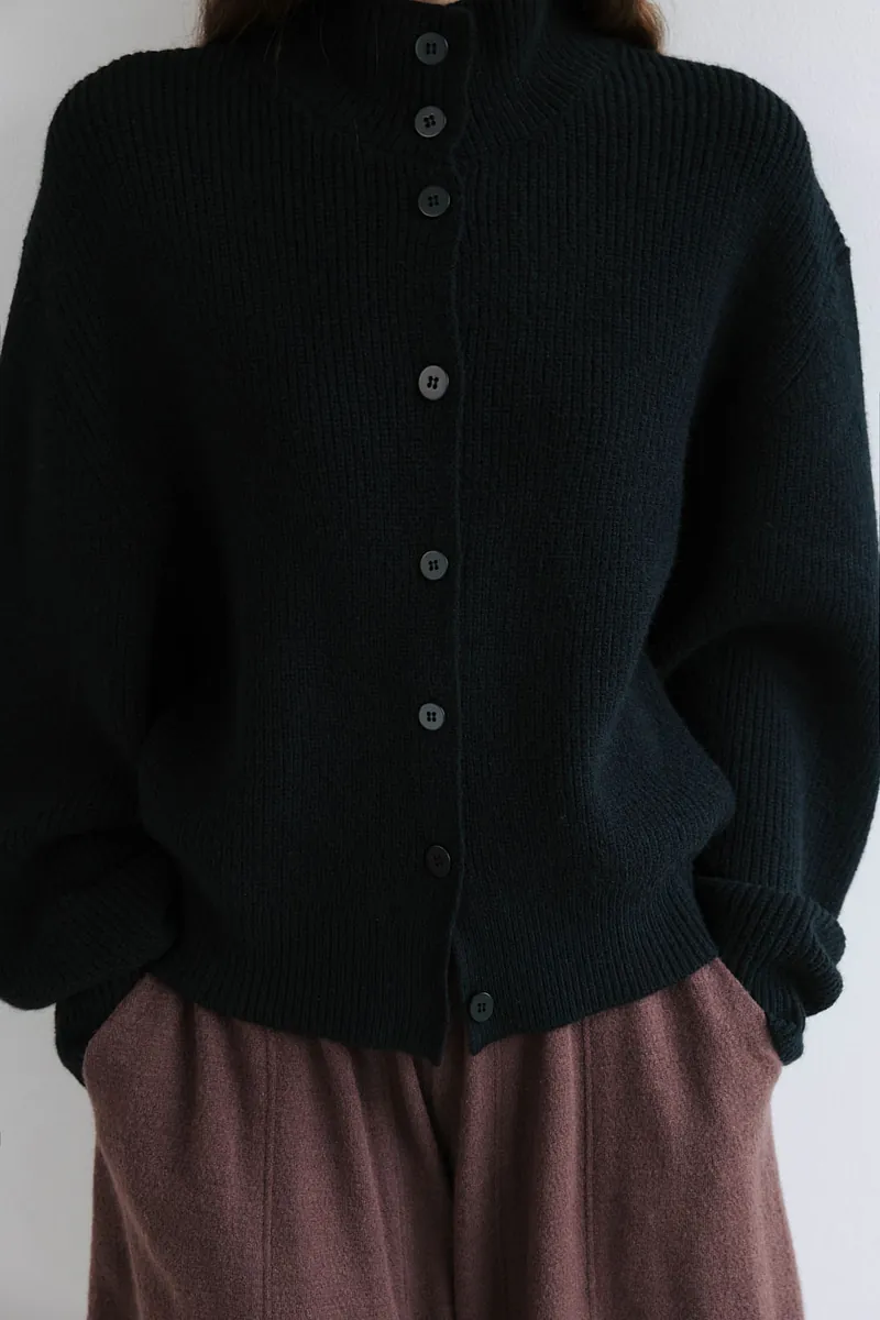 Studio Doe - Stand Collar Cardigan