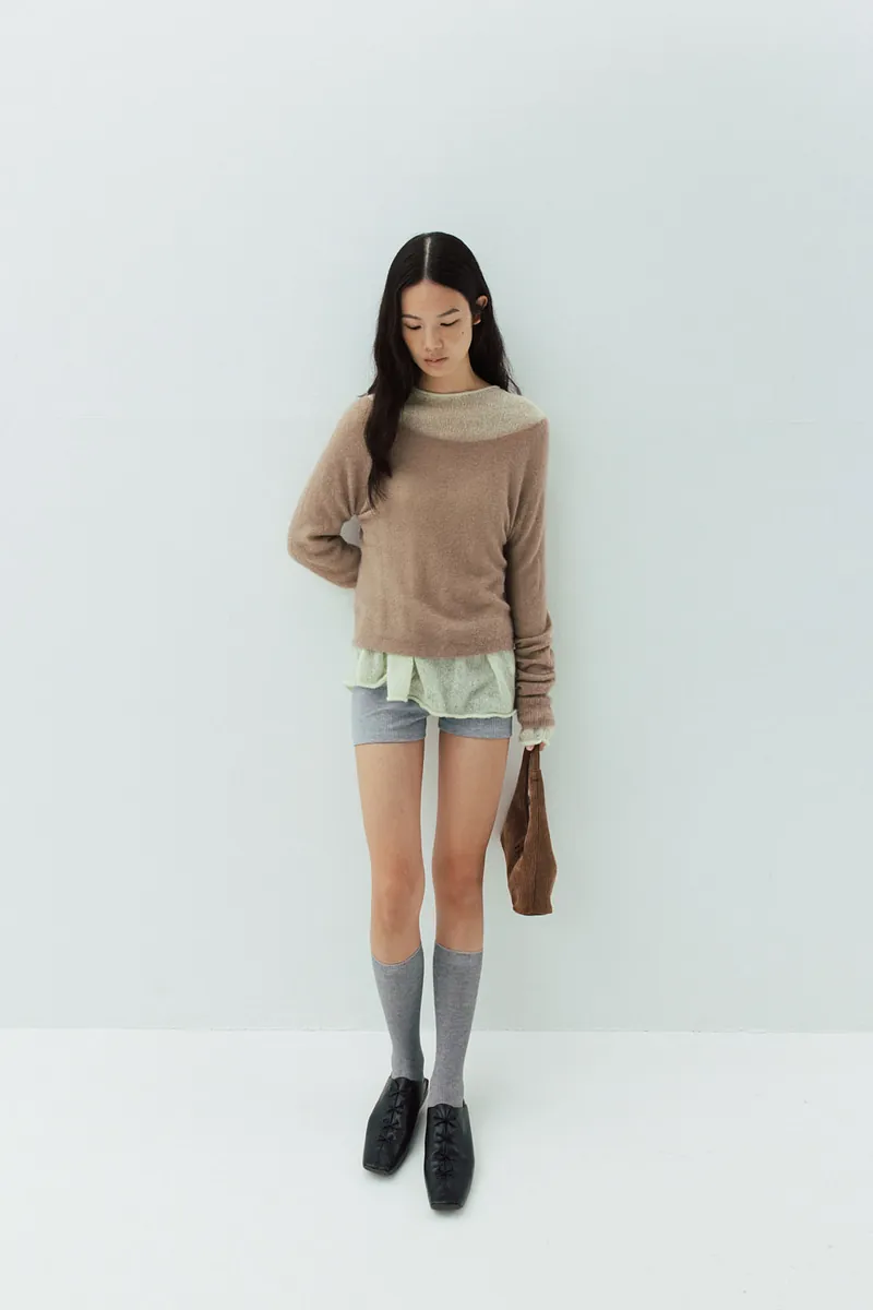 Studio Doe - Fine Wool Blend Wide Neck Sweater