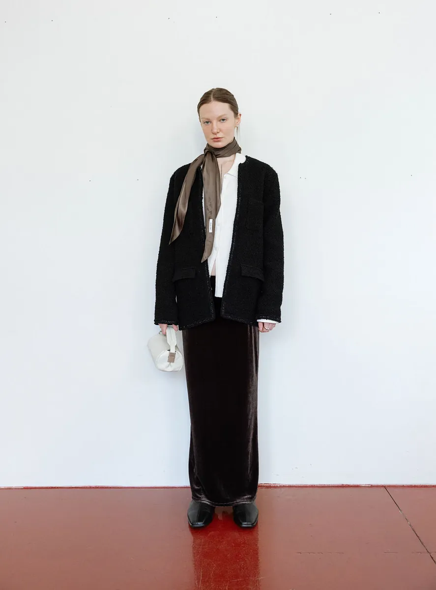 Studio Doe - Wool Twill Textured Boxy Jacket