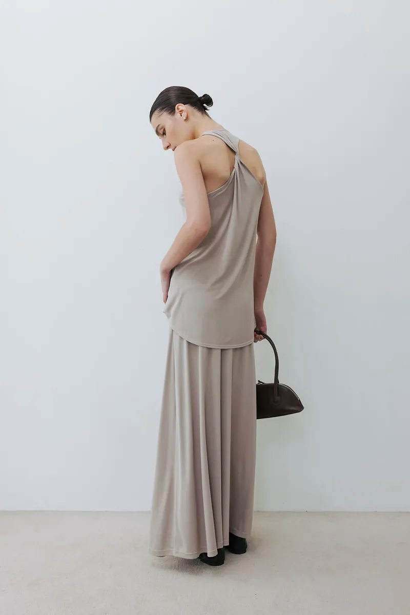 Studio Doe - Wide Waistband Relaxed Flared Skirt