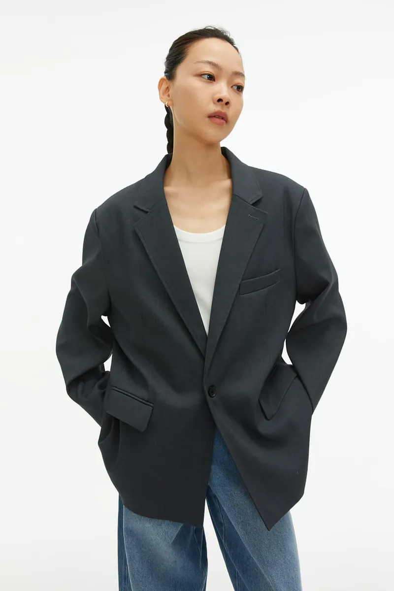 Studio Doe - Classic Gender Free Single-Breasted Oversized Blazer