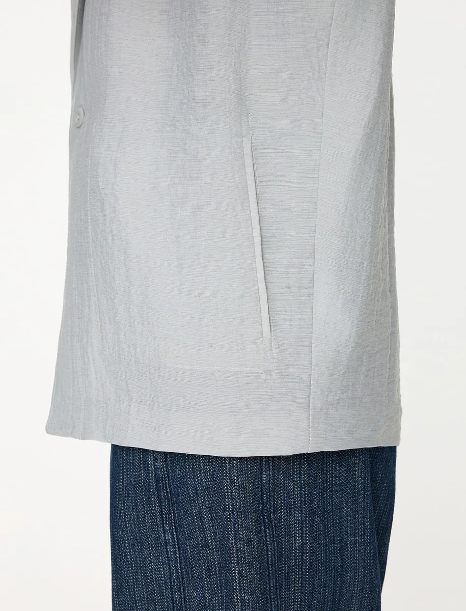 Studio Doe - Sheer Textured Boxy Blazer