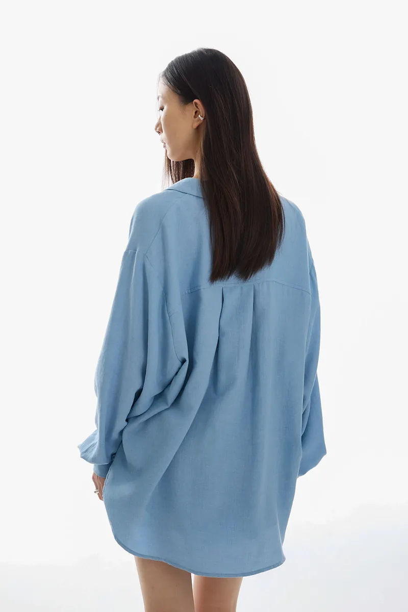 Doe：Molly V-neck Oversized Shirt
