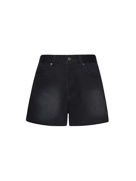 Studio Doe - Folded Waist Knit Denim Shorts