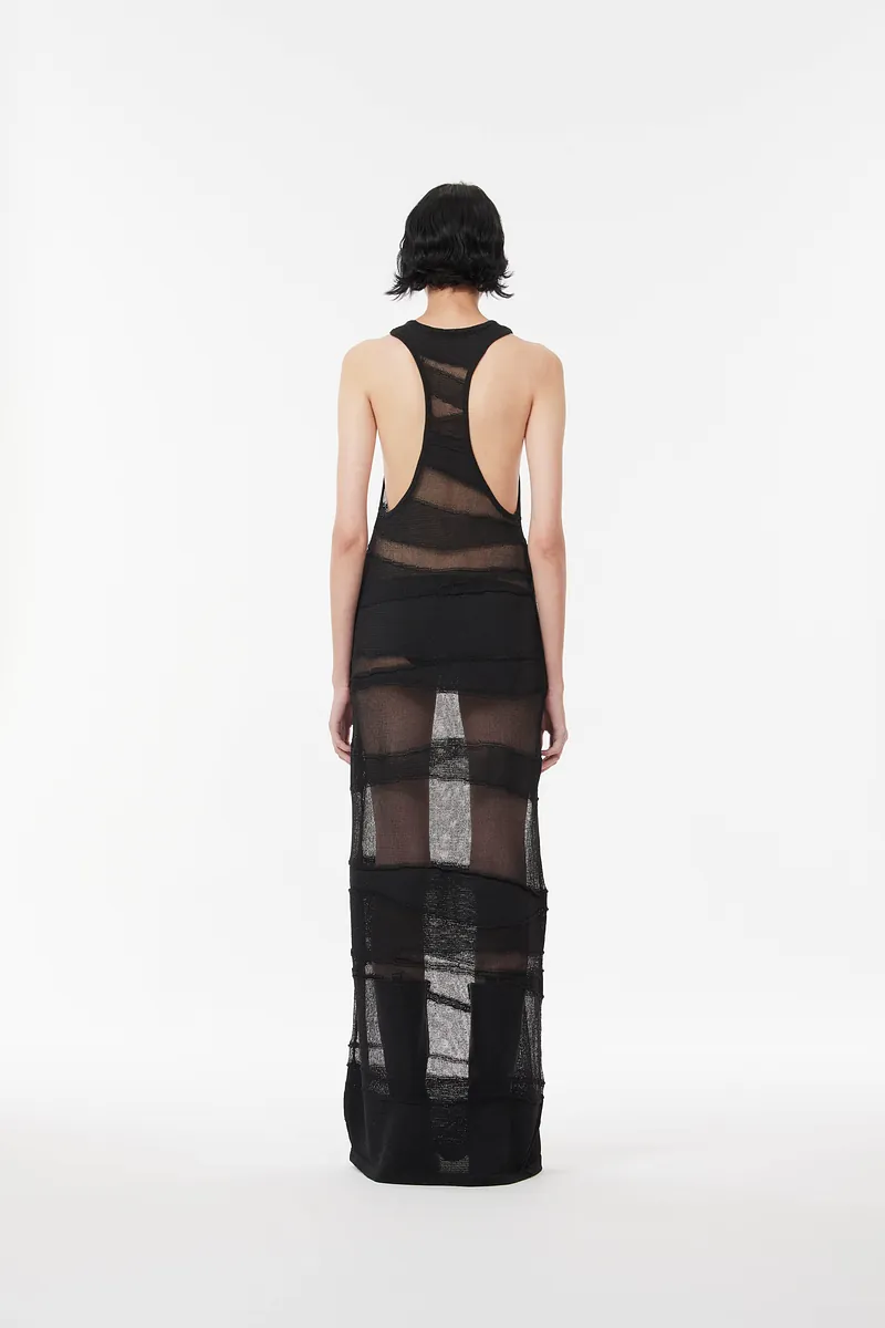 Knitted Sleeveless Maxi Dress