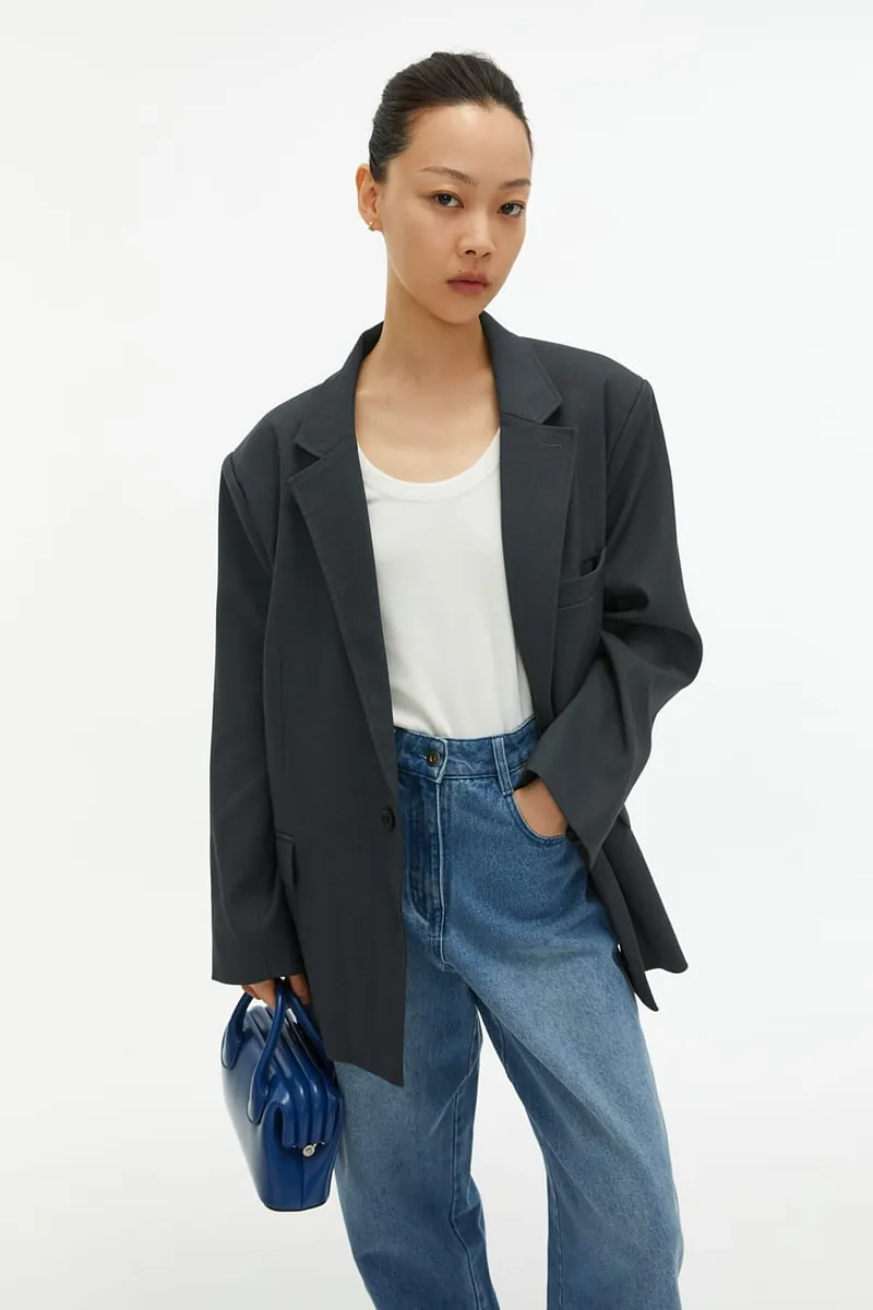Studio Doe - Classic Gender Free Single-Breasted Oversized Blazer