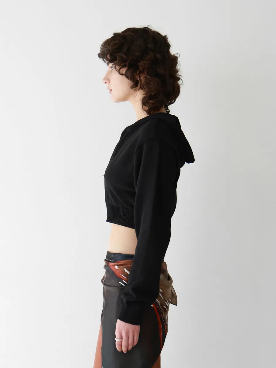 Studio Doe - Cool Gauze Hooded Short Cardigan