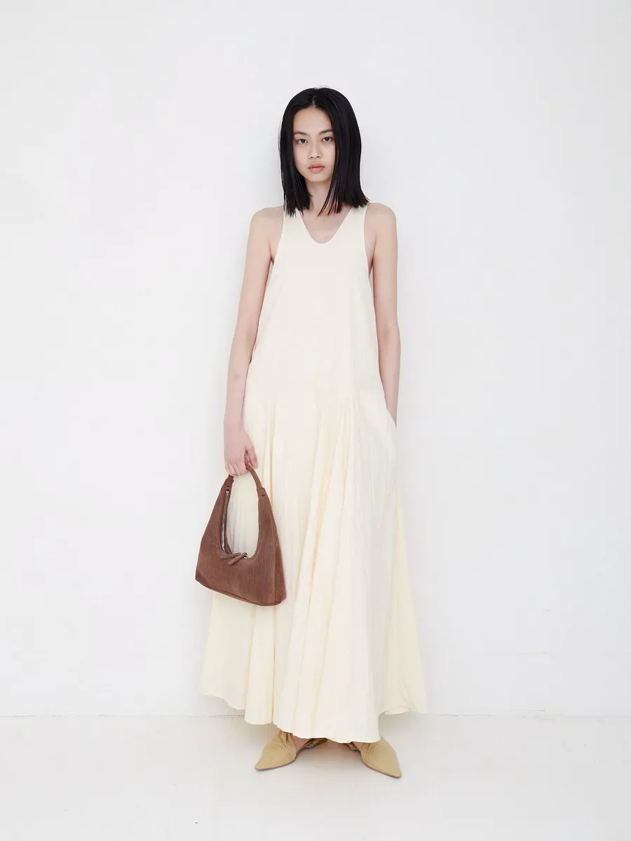 Studio Doe - Low Waist Panel Flared Dress