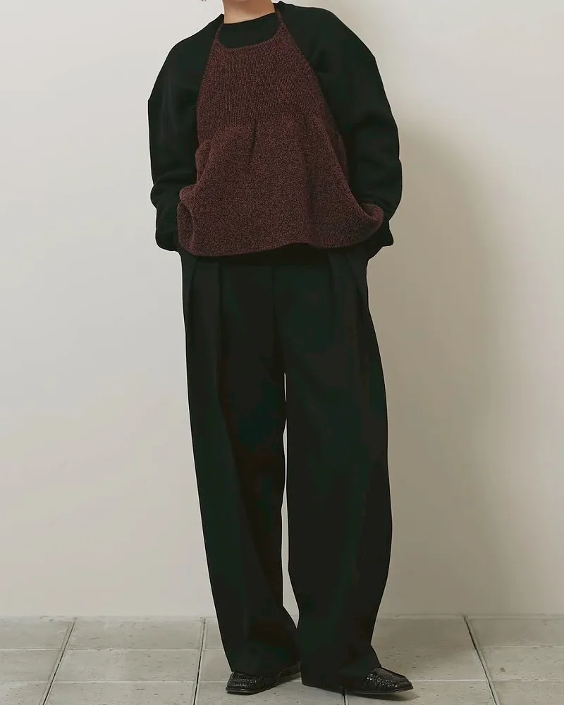 [PRE-ORDER] TODAYFUL - Halterneck Peplum Knit