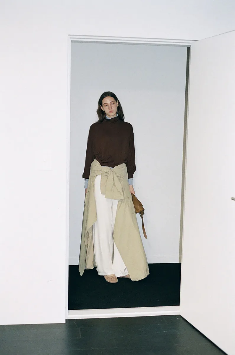 Studio Doe - Puff-sleeve Turtleneck Pullover